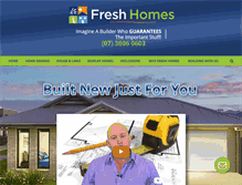 Tablet Screenshot of freshhomes.com.au